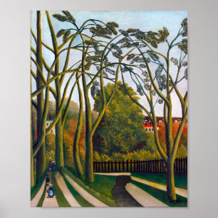 Poster Margens do Bièvre   Henri Rousseau  