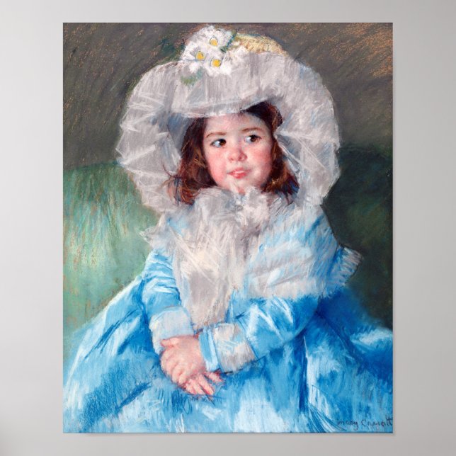 Poster Margot em azul, Mary Cassatt (Frente)
