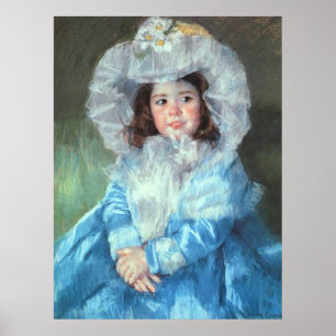 Poster Margot em azul, Mary Cassatt