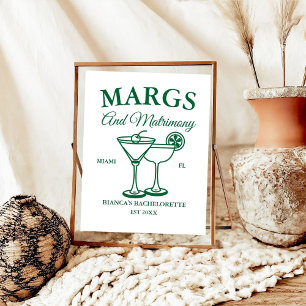 Poster Margs e Matrimony Beach Festa de solteira