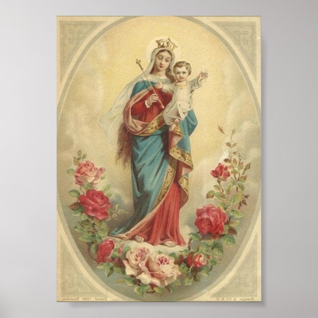 Poster Maria, Auxílio dos Cristãos (Frente)