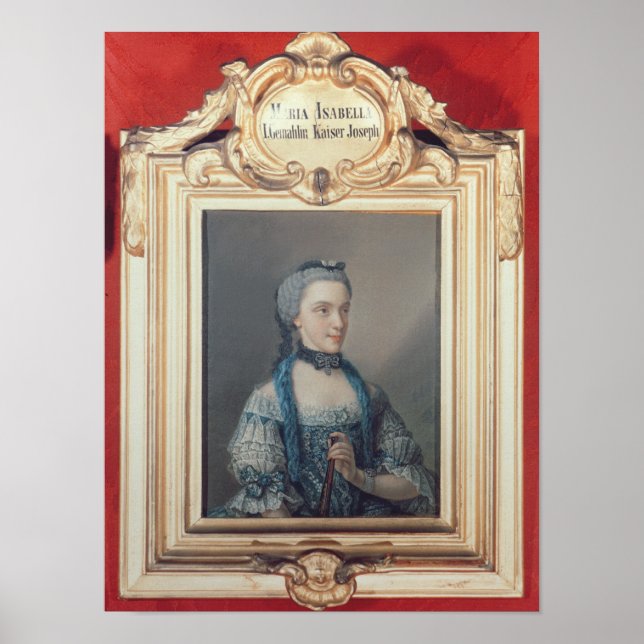 Póster Maria Isabella de Parma (Frente)