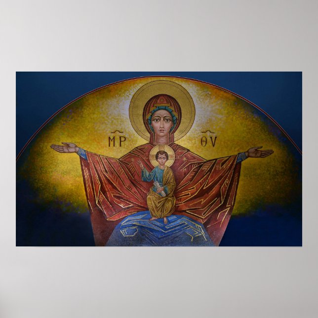 Póster Maria, mãe de Jesus, Theotokos (Frente)