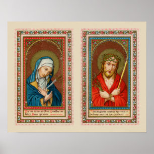 Póster Maria, Mater Dolorosa & Jesus, Ecce Homo
