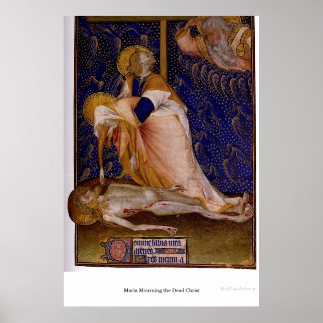 Póster Maria Mourning, Cristo do Morto (Frente)