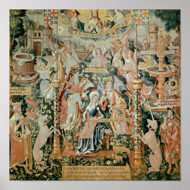 Póster Maria no Templo, Cenas da Vida do (Frente)