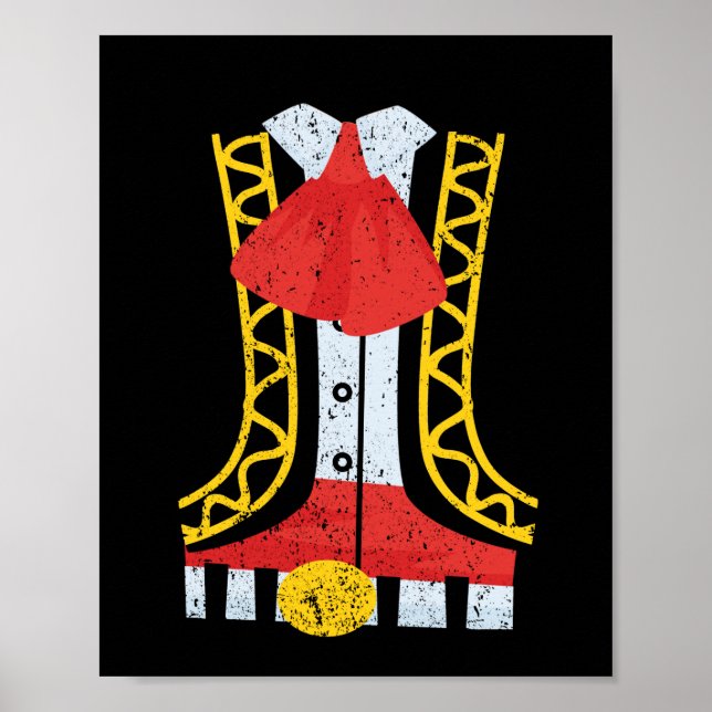 Poster Mariachi Charro Cinco De Mayo Costume (Frente)