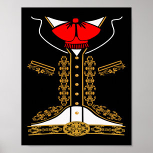 Poster Mariachi Charro Costume Mexicano Para Cinco De May