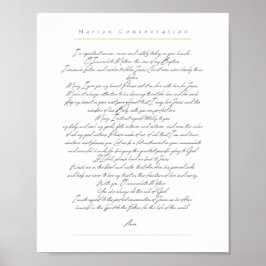 Poster Marian Consecration