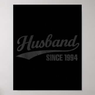 Poster Marido Angustiado Retro Desde 1994 32º Casamento