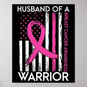 Poster Marido De Um Cancer De Alerta De Guerreiro