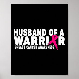 Poster Marido De Uma Consciência Do Cancer Da Mama Do Gue