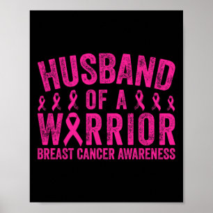Poster Marido De Uma Consciência Do Cancer Da Mama Do Gue