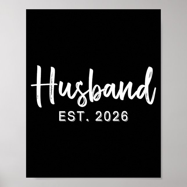 Poster Marido Est 2026 Maridão Recém Casado Lua de Mel Ca (Frente)