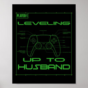 Poster Marido Futuro Legal Para Homens Meninos Noivo Para