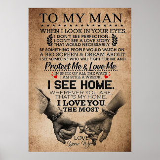 Poster Marido Me Proteja E Me Ame