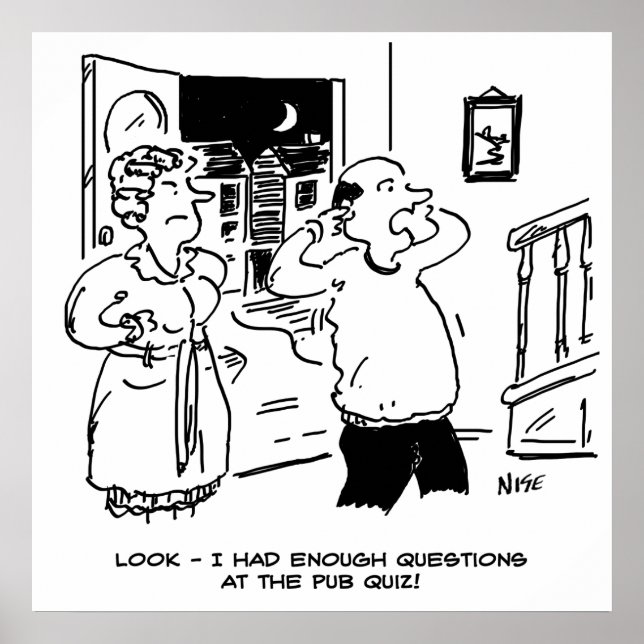 Poster Marido não quer questionar (Frente)