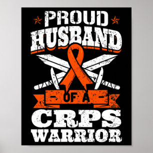 Poster Marido Orgulhoso De Um Guerreiro Do CRPS RSD, Fris