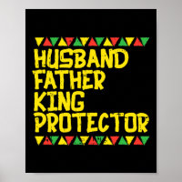 Marido Padre King Protetor Kente Black African