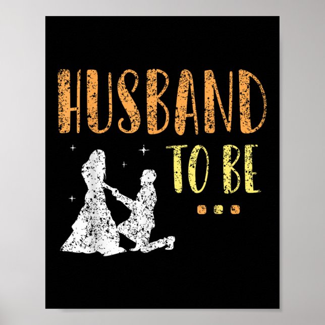 Poster Marido Para Ser Equipe Do Solteiro De Noiva (Frente)