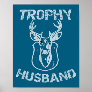 Poster Marido Troféu Buck Ilustração Masculina