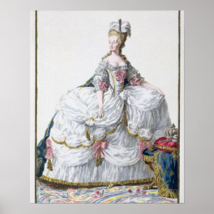 Póster Marie Antoinette (1752-93) 'de DES Estam de