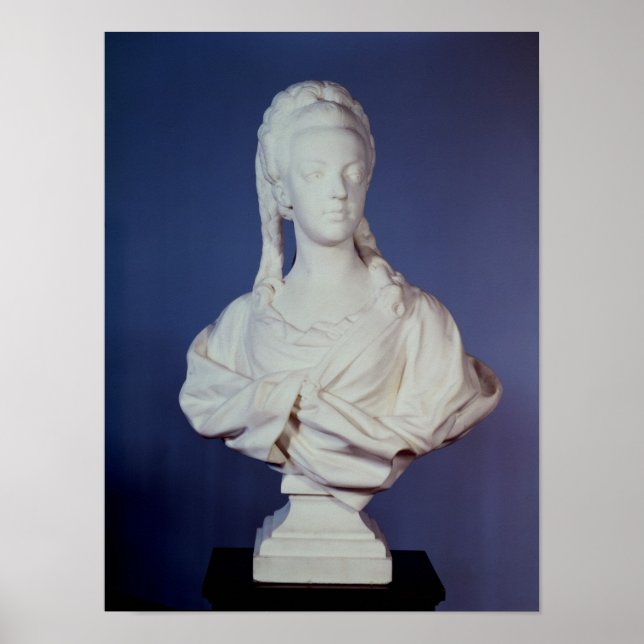 Póster Marie-Antoinette, busto de retratos (Frente)