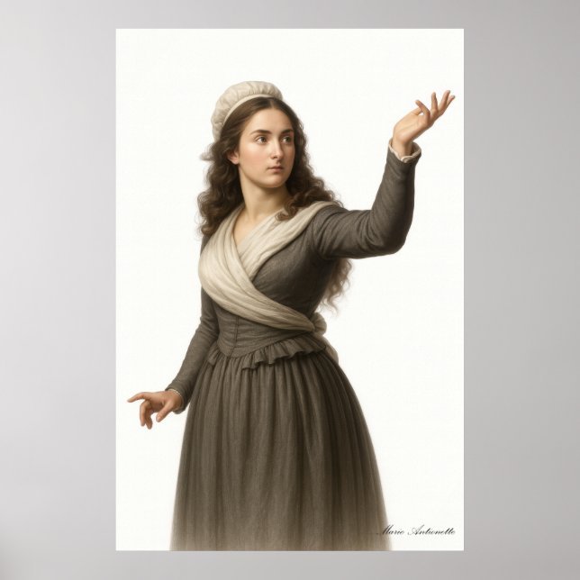 Poster Marie Antoinette - French Revolution Print (Frente)