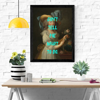 Póster Marie Antoinette Pop Art Sassy Glossy Poster