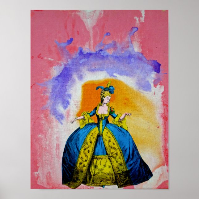 Poster Marie Antoinette por Michael Moffa (Frente)