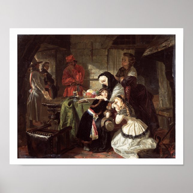 Póster Marie-Antoinette's (1753-93) Final Adieu à Da (Frente)