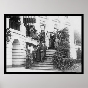 Póster Marie Curie and President Harding 1922