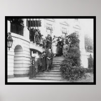 Marie Curie e o Presidente Harding, 1922