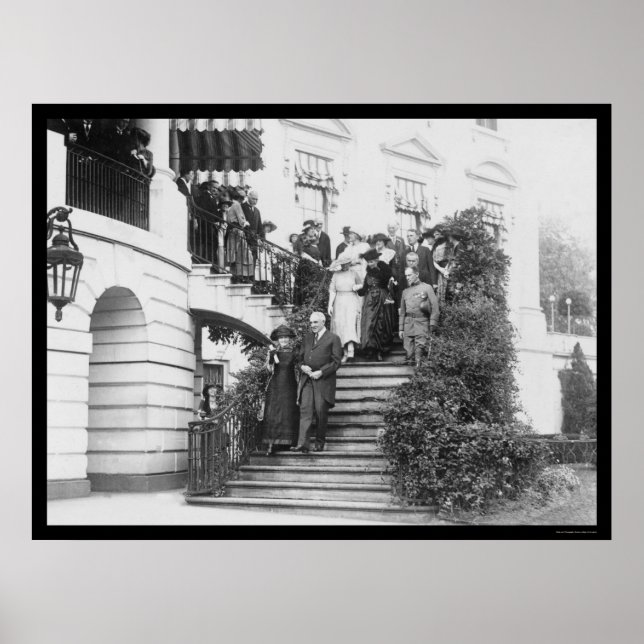 Póster Marie Curie e o Presidente Harding, 1922 (Frente)