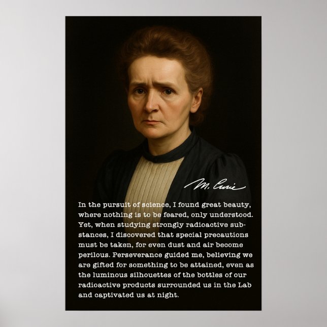 Poster Marie Curie - Sacrifício e o brilho da descoberta (Frente)