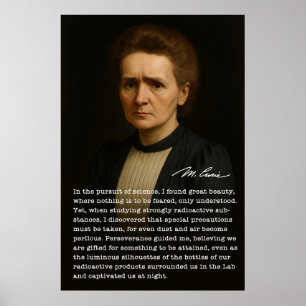 Poster Marie Curie - Sacrifício e o brilho da descoberta