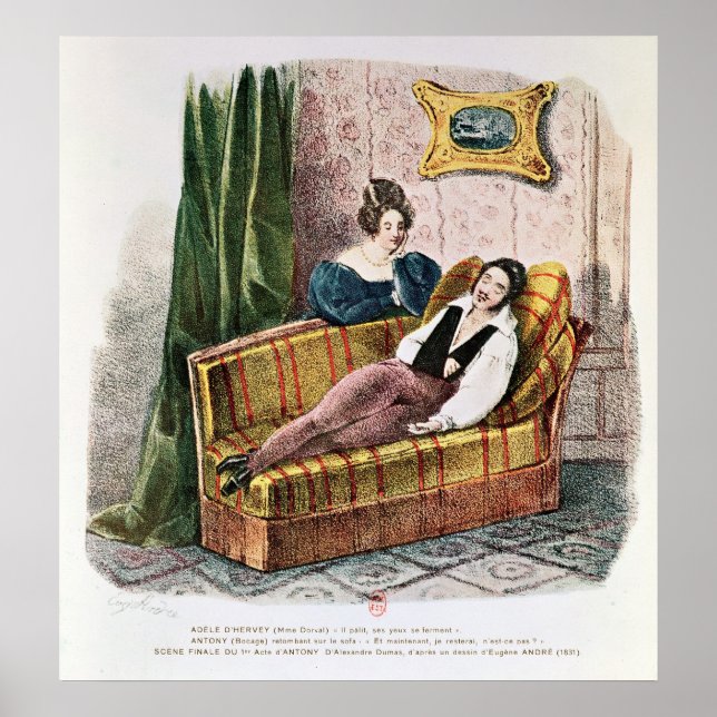 Póster Marie Dorval no papel de Adele d'Hervey (Frente)