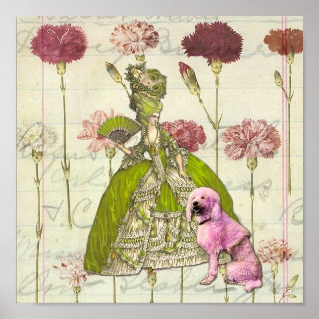Poster Marie e seu Poodle (Frente)
