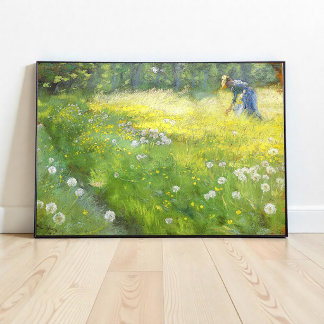 Poster Marie Krøyer no Jardim em Skagen-PS Kroyer