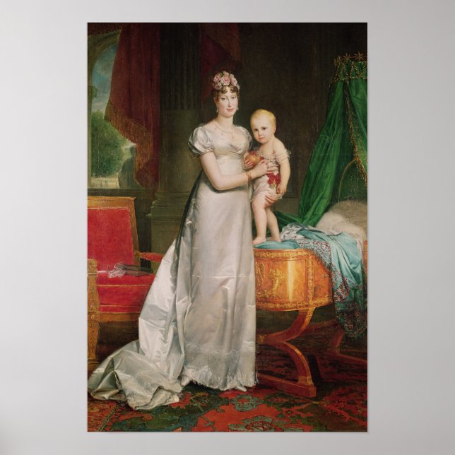 Póster Marie Louise e o Rei de Roma (Frente)