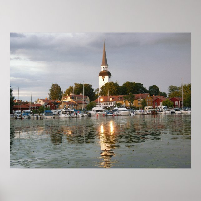 Poster Mariefred, Suecia (Frente)