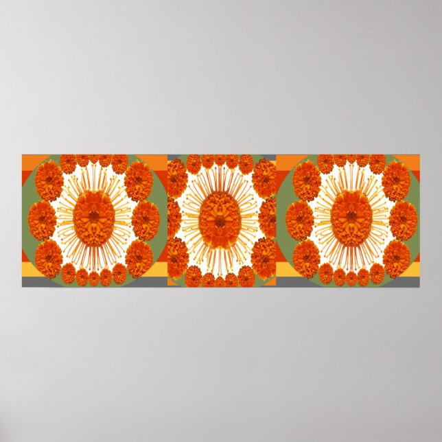 Póster MarIGOLD Flower Show : Arte Decorativa (Frente)