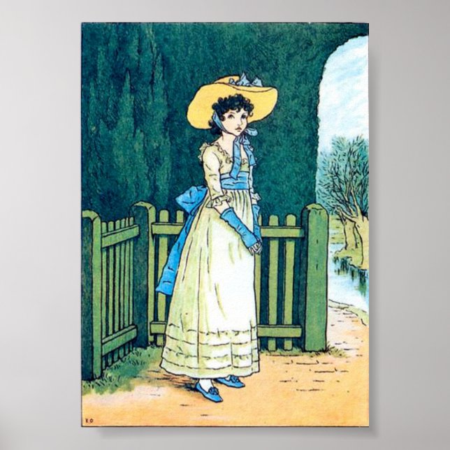 Poster Marigold Garden, Kate Greenaway (Frente)