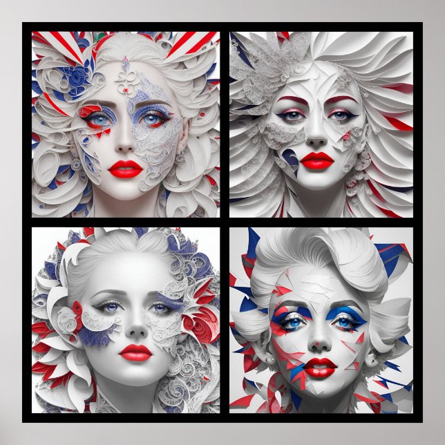 Poster marilyn evita paper girls ink 4/4 all in one (Frente)