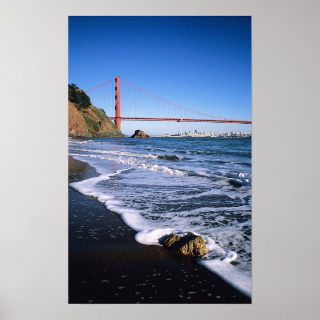 Póster Marin Headlands, Golden Gate Bridge; San (Frente)
