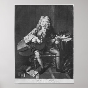 Póster Marin Marais, 1704