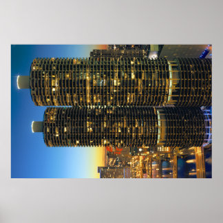Póster Marina City Chicago