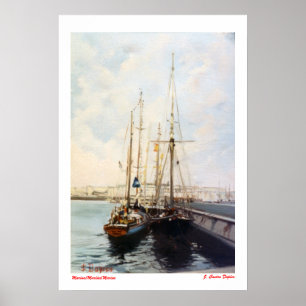 Póster Marina/Mariña/Marine