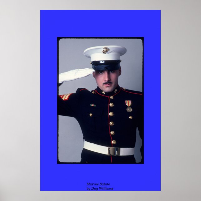 Póster Marine Salute (Frente)