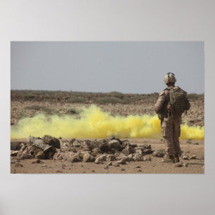 Poster Marines dão segurança